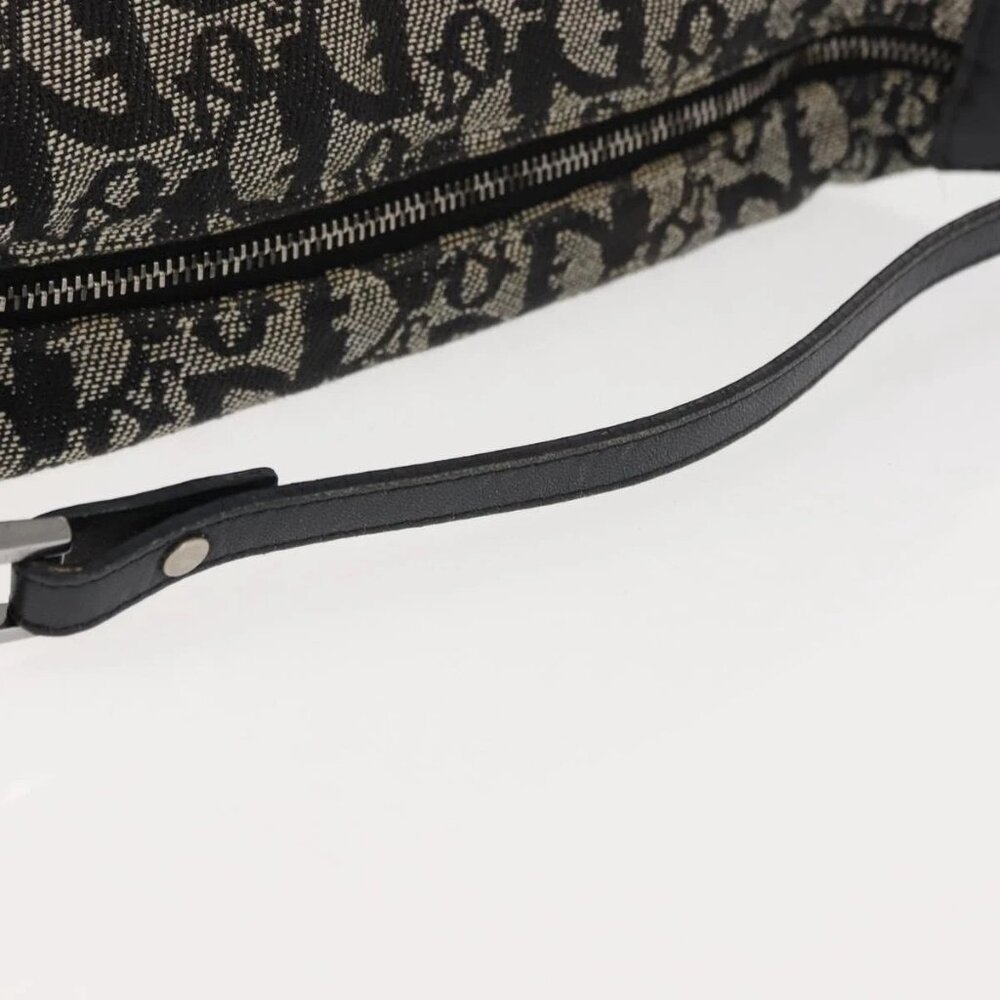 Christian Dior Trotter Canvas Shoulder Bag Black - Picture 7 of 15